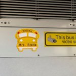 Personalized School Bus Design Magnet with Text Appreciation Back to School Gift for School Bus Driver