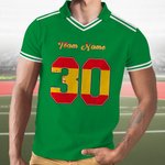 Personalisierte Multicolor Nation Flagge Fußball Unisex Trikot mit Namen und Nummer Geburtstag Spiel Tag Geschenk für Fußball-Liebhaber Spieler