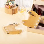 Personalized Leather Name Makeup Glove Mixing Palette Makeup Tool Professional Gift for Makeup Artist Women
