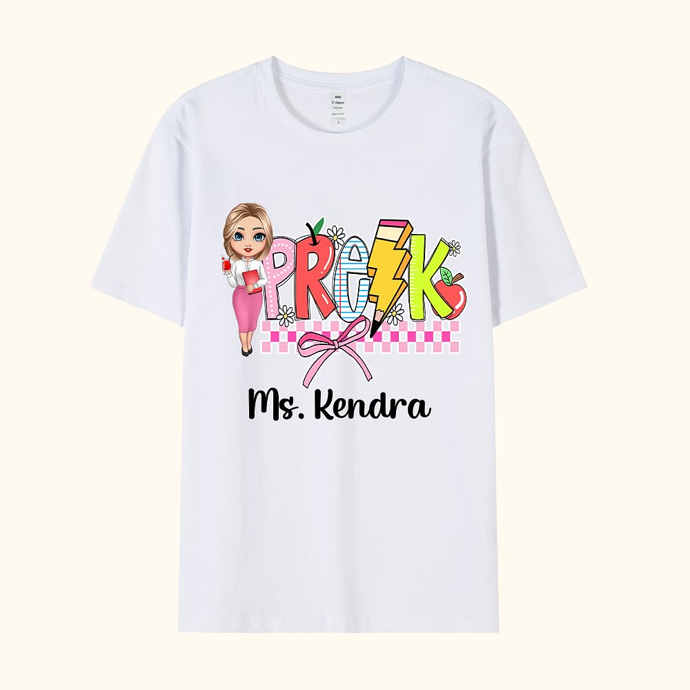 T-shirt personnalisé de l'enseignant Sweatshirt Sweatshirt de l'enseignant Cadeau d'appréciation de l'enseignant pour les femmes