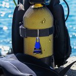 Personalized Multicolour 3D Printed Swim Fins Shape Backpack Bag Buoy Bottle Name Tag Sport Theme Accessories Birthday Team Gift for Coach Swimmer