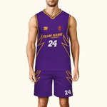 Gepersonaliseerde Multicolor Basketbal Jersey met nummer en naam Game Day Outfit Verjaardagscadeau voor basketbalfans
