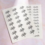 Gepersonaliseerde Waterdichte Niet-toxiciteit Oneindigheidssymbool Hart Set van 12 Tijdelijke Tatoeages met Naam Huwelijksverjaardag Cadeau voor Paar