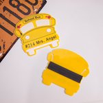 Personalized School Bus Design Magnet with Text Appreciation Back to School Gift for School Bus Driver