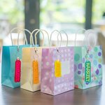 Personalized Multicolour Acrylic Name Tag Keychain Backpack Accessories Back to School Gift for Kids