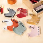 Personalized Leather Name Makeup Glove Mixing Palette Makeup Tool Professional Gift for Makeup Artist Women