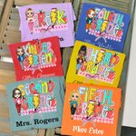 Personalised Cartoon Teacher T-shirt Sweatshirt Teacher Appreciation Gift for Women