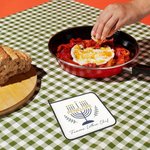 Set personalizzato di 2 presine isolanti per Hanukkah con nome Happy Hanukkah Regalo di inaugurazione per gli amanti della cucina e della panificazion