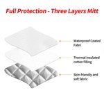 Set personalizzato di 2 presine isolanti per Hanukkah con nome Happy Hanukkah Regalo di inaugurazione per gli amanti della cucina e della panificazion