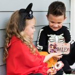 Trousse à Crayons Personnalisée avec Nom Motif Sorcière Vache Highland Cadeau Halloween Rentrée Scolaire pour Enfant Adolescent