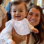 Personalized Embroidery Cross 100% Cotton Baby Bib with Name Baby Shower Baptism Birthday Gift for Infant Baby Girls Boys