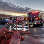 Personalized Multicolour Acrylic 911 Line Glitter Keychain with Name Appreciation Week Birthday Gift for First Responder Firefighter Dispatcher