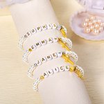 Personalised Freshwater Shell Pearl Cross Bracelet with Name Birthday Christening Religious Gift for Women