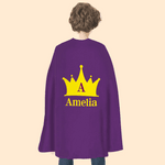 Personalized Cute Butterfly Heart Lighting Design Superhero Kid Cape with Name and Initial Halloween Costume Party Dress Up Gift for Boys Girls