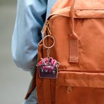 Personalised 3D Scissor Hairdryer Hair Kit Design Acrylic Keychain with Name Birthday Christmas Appreciation Gift for Hairstylist