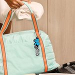 Personalized 3D Cheer Bow Name Bag Tag Keychain with Stainless Steel Loop Cheer Accessories Birthday Gift for Cheerleader Besties