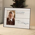 Personalized Heaven In Our Home Tabletop Display Wooden Photo Frame with Name and Text Memorial Sympathy Gift for Loss of Loved One
