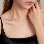 Personalized Name Pickleball Paddle and 3D Heart Pickleball Necklace Birthday Anniversary Gift for Pickleball Lovers