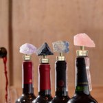 Personalisierte Healing Crystal Champagner Whiskey Weinflasche Stopper mit Namen Hochzeit Party Braut Dusche Geschenke für Frauen Schnapsliebhaber