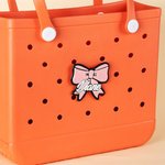 Personalizado 3D Efecto Cheer Bow Bolsa Botón con Nombre Accesorios para Bogg Equipo Cheering Regalo para Mujeres Niñas Cheerleaders
