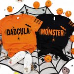 Personalizada Halloween Murciélago Telaraña Momster Dadcula Sudadera Camiseta Sudadera con capucha con 1-6 nombres Multicolor Disponible Fiesta de Nav