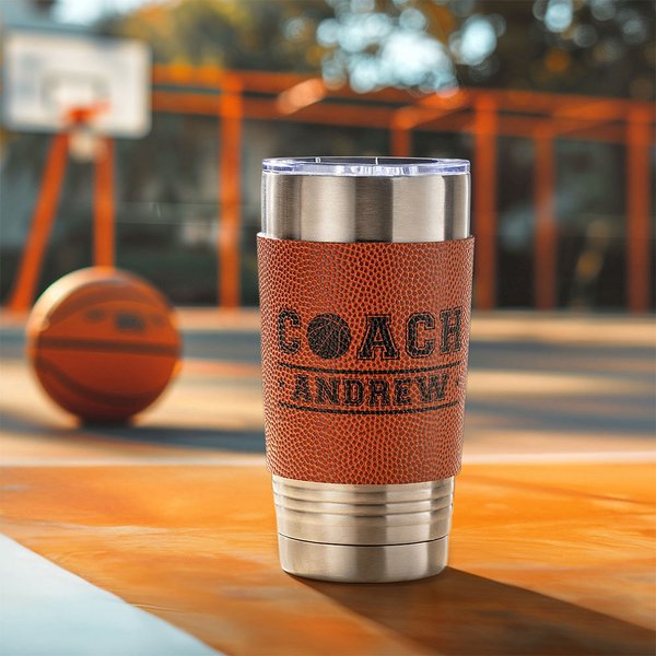 Personalisierte Basketball Textur 20oz isoliert Name Becher mit Schieberegler Deckel und Strohhalm Geburtstag Dankeschön Geschenk für Basketball-Train