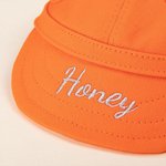 Personalised 2 Pcs Owner and Dog Embroidered Name Cap Set with with Ear Holes and Adjustable Strap Birthday Gift for Dog Mom Dad Pet Lovers