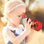 Personalized Halloween Highland Cow Theme 17oz Kid Name Water Bottle with Straw and Spill-Proof Lid Back To School Fall Halloween Gift for Boys Girls