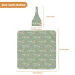 Personalized 1-3 Pet Dogs Unisex Soft Baby Swaddle Blanket Hat Set with Name Coming Home Outfit Birthday Baby Shower Gift for Newborns