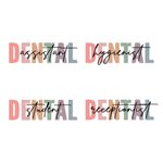 Gobelet personnalisé avec couvercle, paille et anse Cadeau d'appréciation pour le personnel dentaire et les étudiants