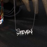 Personalizado gótico viejo Inglés Goteo Fuente Nombre Collar Punk Joyería Halloween Regalo para Mujeres Hombres