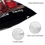 Tema personalizado de Halloween Bruja Vampiro Personaje de dibujos animados Funda de almohada con 1-6 nombres Decoración del hogar Fiesta de Navidad R