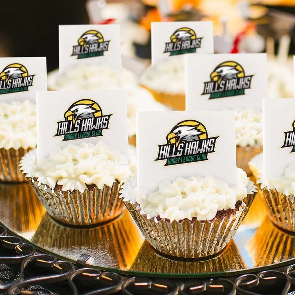 Personalisiertes Essbares Foto-Reispapier Lebensmittelqualität Kuchen Tortenaufleger 24 er Set Geburtstag Party Hochzeit Deko Geschenk für Freunde