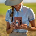 Personalized Cartoon Figure Portable Golf Scorecard Holder with Name Golf Accessories Birthday Gift for Golf Lover