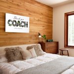 Personalized Thank You Coach 18 Photos Collage Canvas Painting Wall Art with Text Home Decor Birthday Retirement Team Appreciation Gift for Coach
