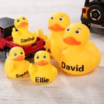 Personalized Double Middle Finger Duck with Text Desktop Decoration Interesting Car Accessory Gift for Friend Colleague