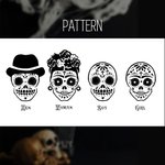 Llavero Personalizado Calavera Día de los Muertos con Nombre Regalo de Halloween para amantes del gótico