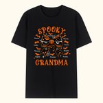 Personalizado Spooky Bat familia arco sudadera camiseta con 1-10 nombres multicolor disponible Halloween Holiday Party regalo para mamá abuela