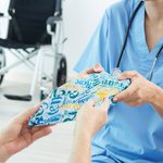 Personalised Colorful Name Word Cloud Adjustable Working Scrub Cap with Sweatband Set of 2 Birthday Appreciation Gift for Nurse Doctor