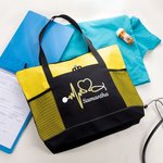 Personalized Stethoscope Large Capacity Tote Bag with Name Birthday Graduation Appreciation Gift for Nurse Doctor Medical Staff