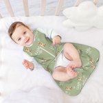 Personalised Cute Dog Soft Breathable Wearable Baby Sleeveless Sleeping Bag with Name Birthday Baby Shower Gift for Newborns New Parents