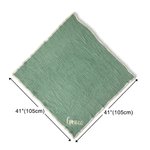 Personlig våffelmuslin i 100% bomull Baby Swaddle Mottagningsfilt med broderat namn Baby Shower Present för nyfödda