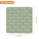 Personalizzato 1-3 ritratto di cane e zampa morbida coperta di ricezione del bambino con nome Baby Shower regalo di compleanno per il neonato