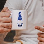 Tasse à café personnalisée en céramique 11oz avec texte Anniversaire Hanukkah Cadeau pour famille juive Ami