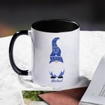 Tasse à café personnalisée en céramique 11oz avec texte Anniversaire Hanukkah Cadeau pour famille juive Ami
