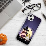 Funda personalizada de bruja, vampiro, murciélago y calabaza para iPhone con 1-6 nombres de niño, regalo de cumpleaños y Halloween para la familia