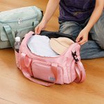 Henkilökohtainen Multi-lokeroinen vedenpitävä viikonloppu laukku olkahihna ja kirjailtu nimi Syntymäpäivä takaisin kouluun joululahja naisille tytöill