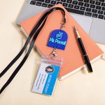 Gepersonaliseerd 3D V-teken Bloem Opvoeder Lanyard met Naam Terug naar School Waardering Gift voor leraar Schoolpersoneel