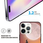 Funda personalizada de bruja, vampiro, murciélago y calabaza para iPhone con 1-6 nombres de niño, regalo de cumpleaños y Halloween para la familia