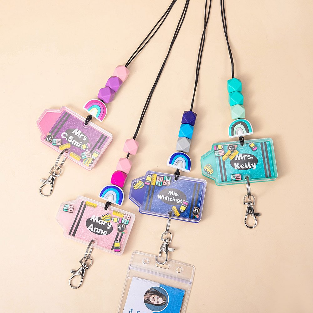 Personnalisé avec nom et prénom Cadeau de rentrée scolaire pour professeur